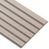 I-Wood® White - Grijs vilt - 30 x 278 cm - Medio+ houten paneel