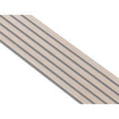 I-Wood® White - Grijs vilt - 30 x 278 cm - Medio+ houten paneel