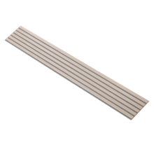 I-Wood® White - Grijs vilt - 30 x 278 cm - Medio+ houten paneel