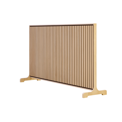 Flexi Wall 1250x1200 - Clear - Zwart vilt