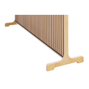 Flexi Wall 1250x1200 - Clear - Grijs vilt Flexi Wall 1250x1200 - Clear - Grijs vilt