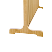 Flexi Wall 1250x1200 - White Painted - Gelakt - Zwart vilt