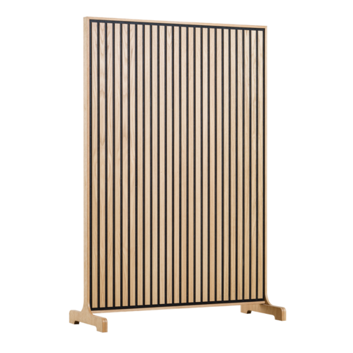 Flexi Wall 1250x1900 - White - Zwart vilt