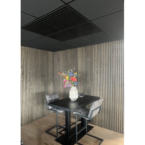 Systeemplafondplaat darkbrown