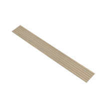 White - Beige vilt - 240 cm - Basic