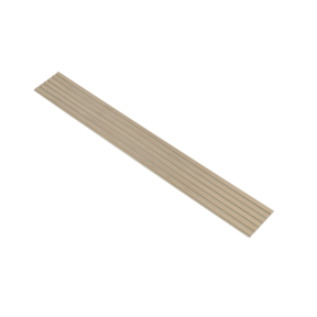 White - Beige vilt - 240 cm - Basic