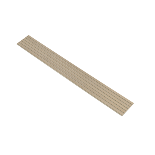 I-Wood® White - Beige vilt - 30 x 240 cm - Basic houten paneel -