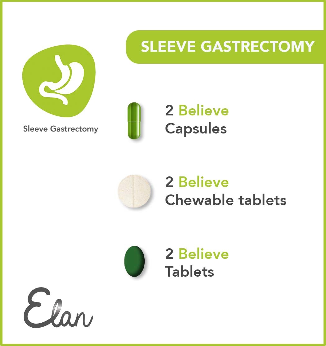 Sample pack Sleeve Gastrectomie - Believe