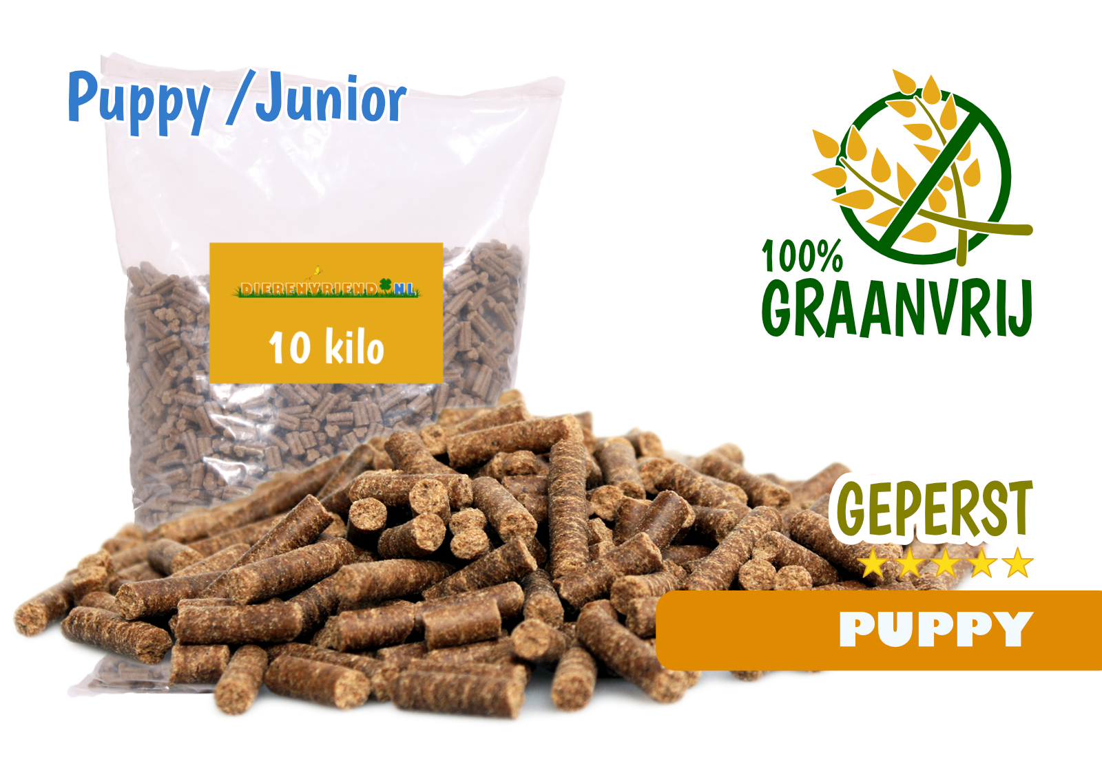 SPE Hondenvoer Graanvrij - Puppy/Junior Kip & Zoete Aardappel