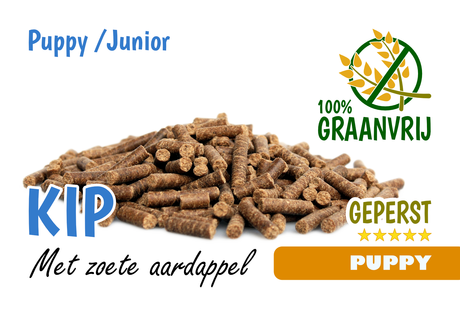 SPE Hondenvoer Graanvrij - Puppy/Junior Kip & Zoete Aardappel