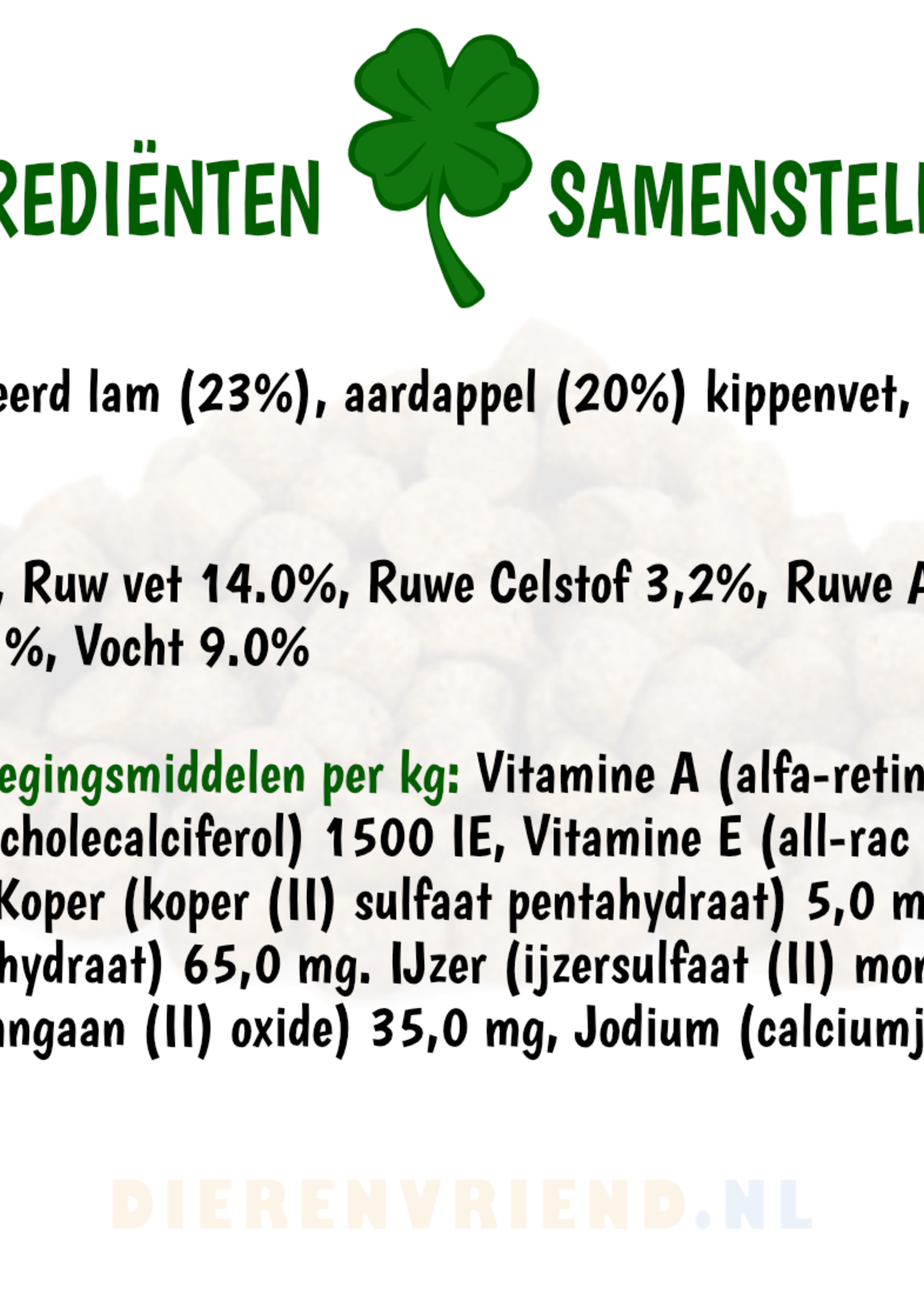 Perfect SP Hondenvoer Graanvrij - Lam & Zoete Aardappel