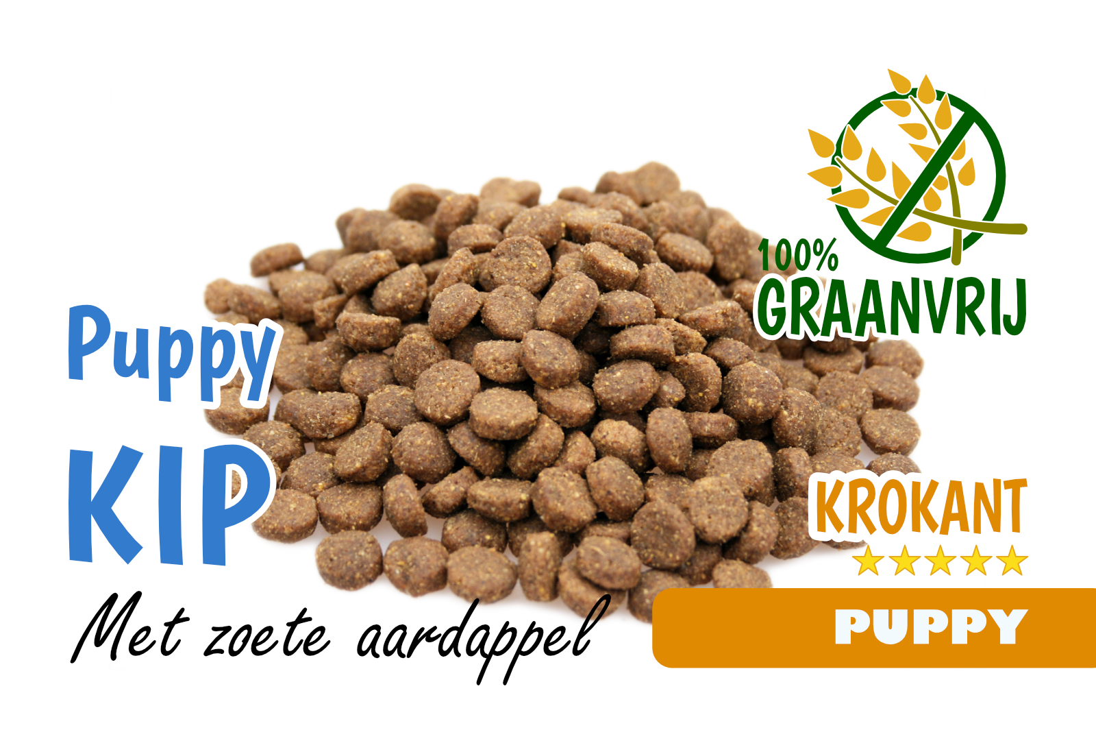 SP Hondenvoer Graanvrij - Puppy Kip & Zoete Aardappel