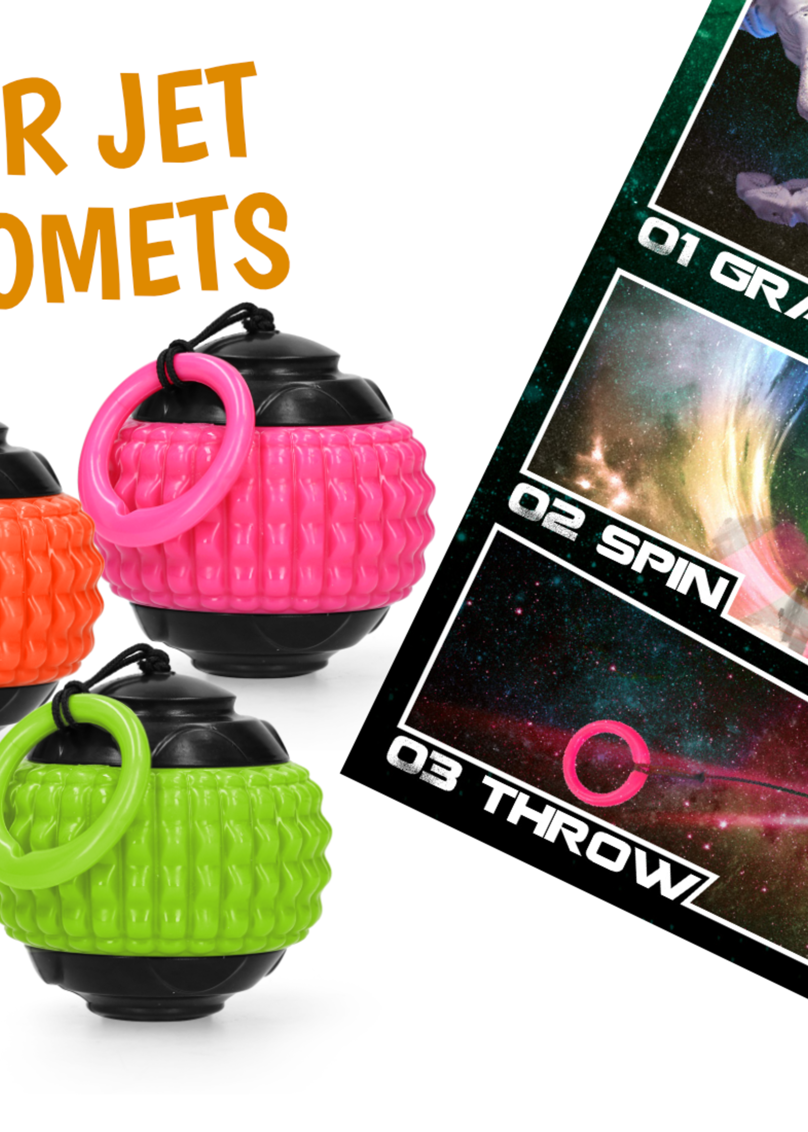 Dog Comets Werpbal - rubber voor de hond!