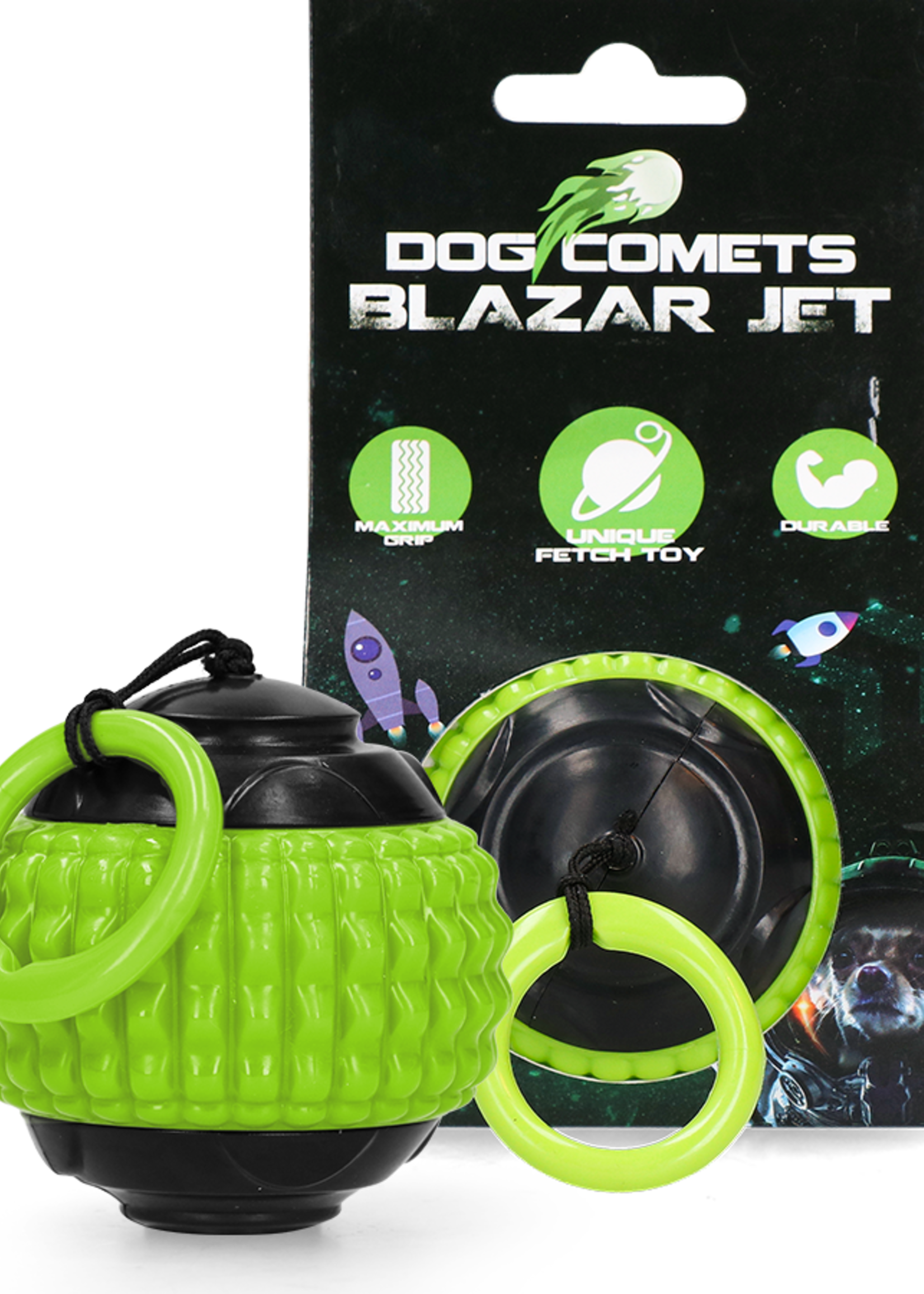 Dog Comets Werpbal - rubber voor de hond!