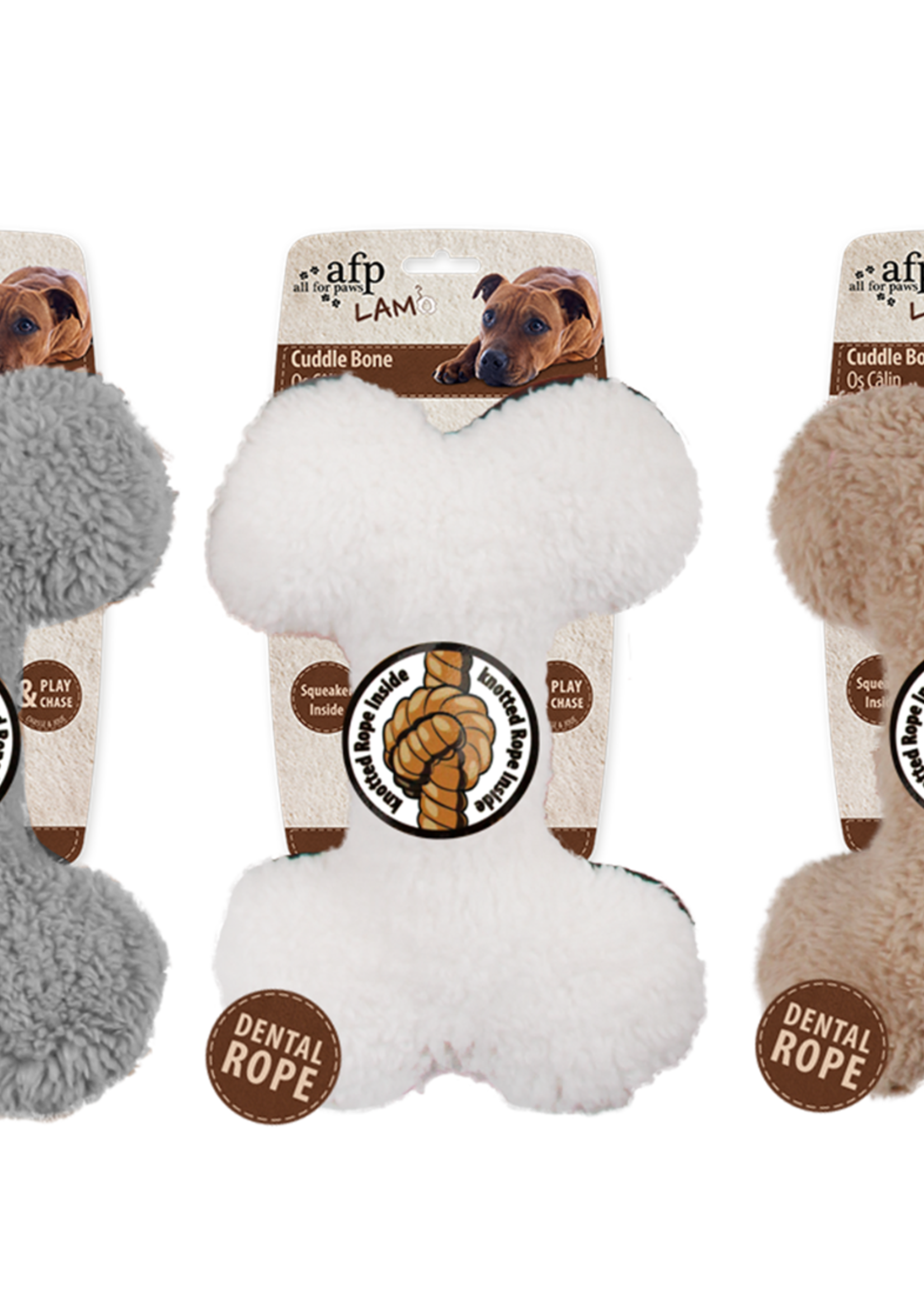 All For Paws Knuffelbot met Flostouw voor de hond!