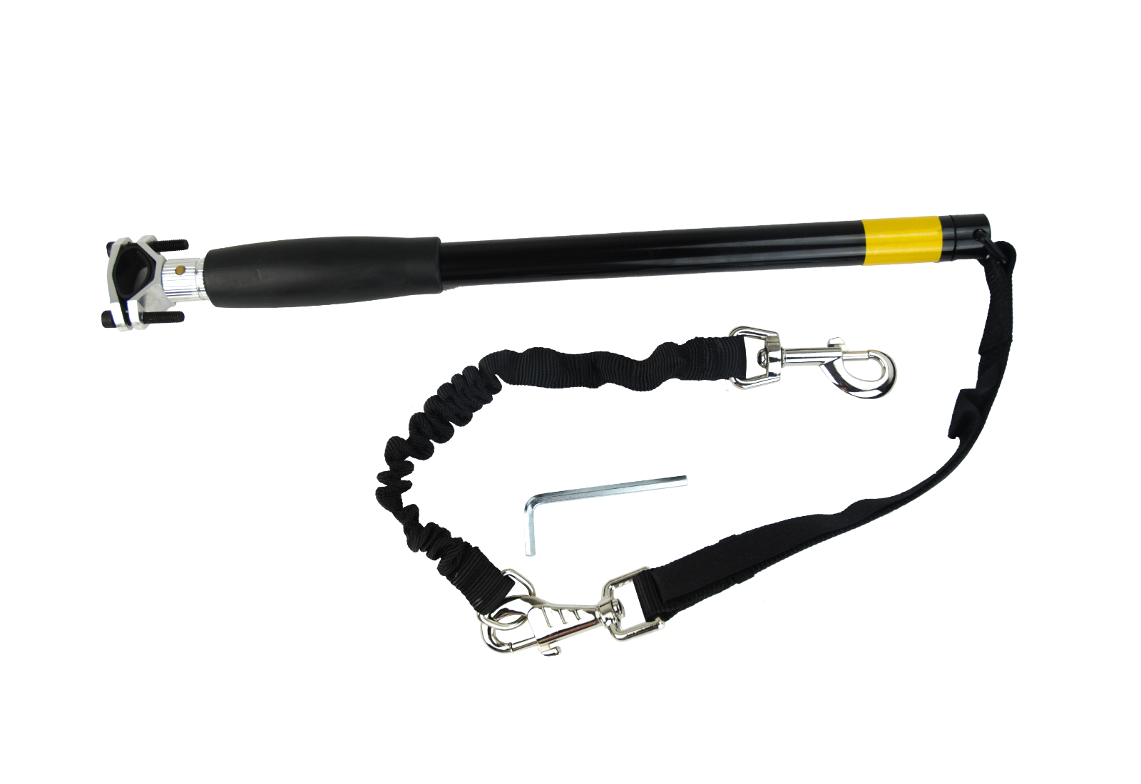 Riem & afstandhouder fiets voor de hond!