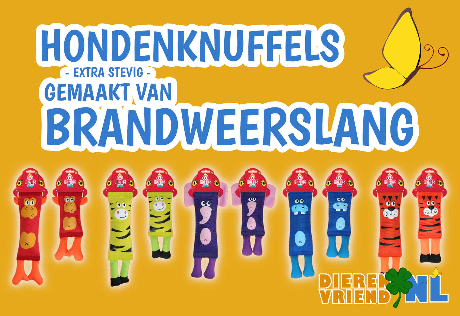 Hondenknuffels - brandweerslang voor de hond!