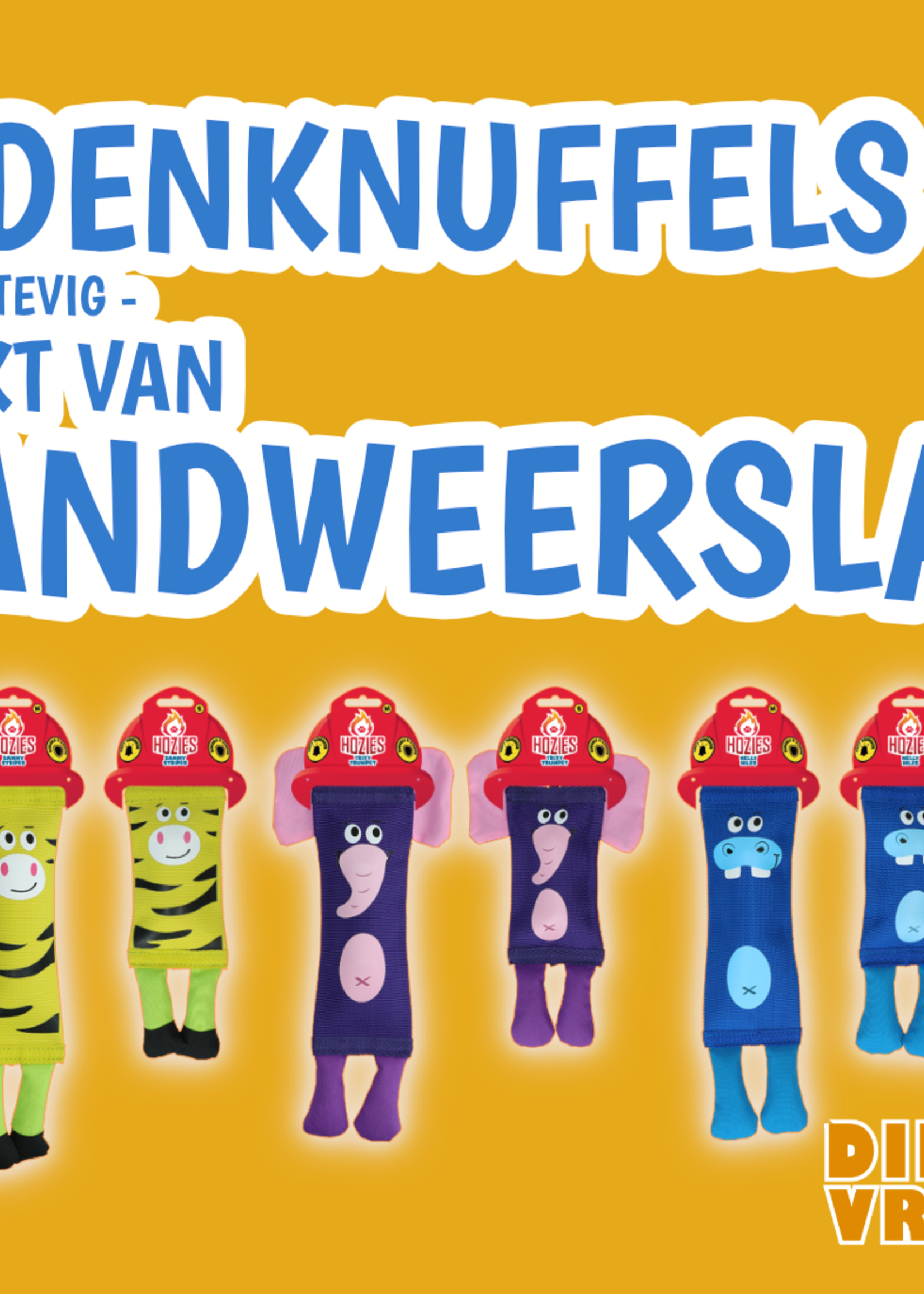 Hozies Hondenknuffels - brandweerslang voor de hond!