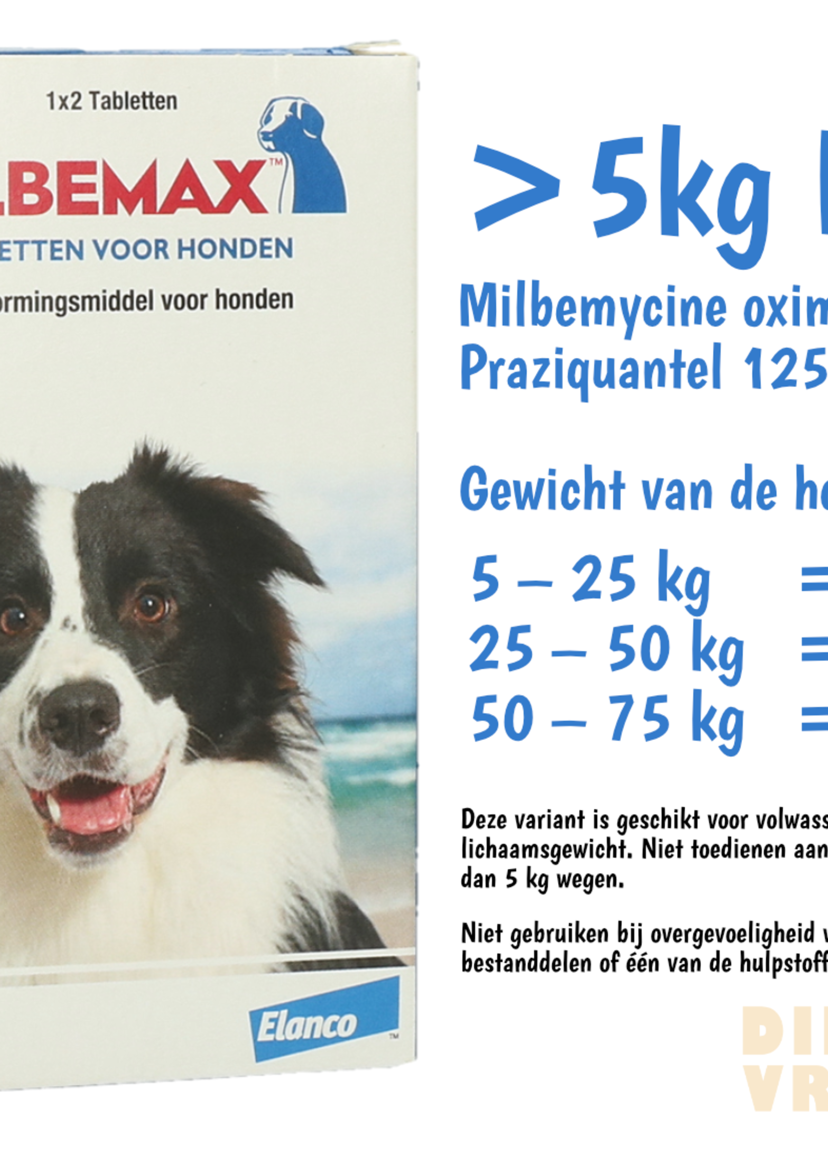 Milbemax Ontworming Tabletten voor de hond!