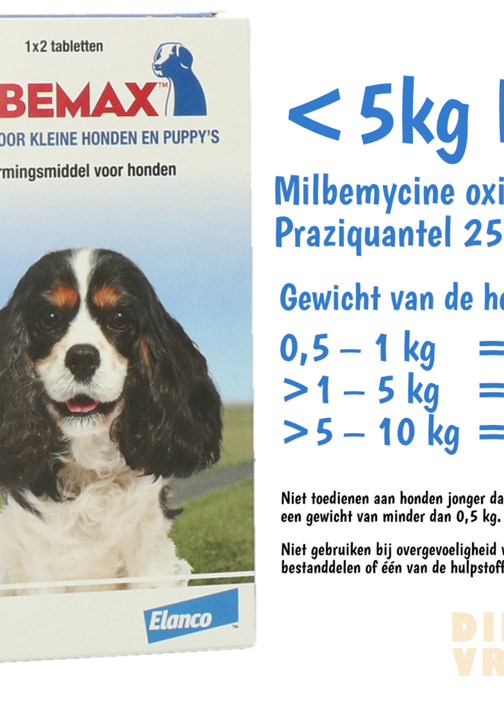Milbemax Ontworming Tabletten voor de hond!