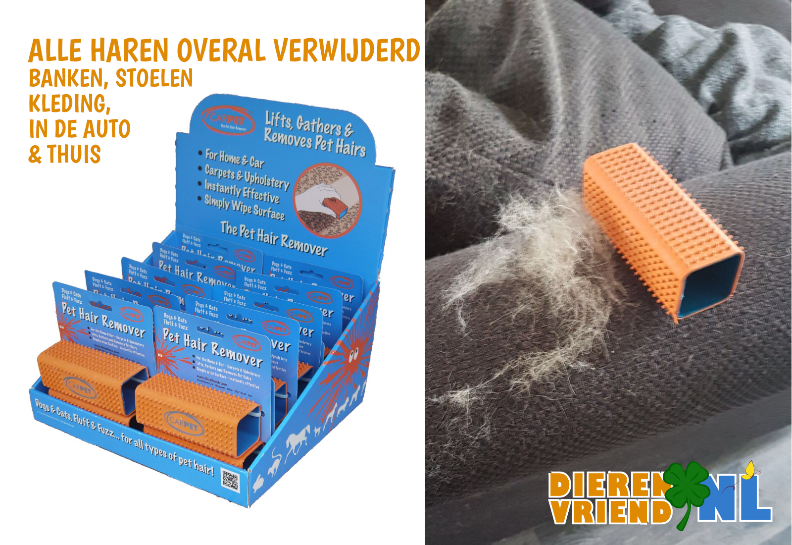 Huisdierhaar verwijderaar!