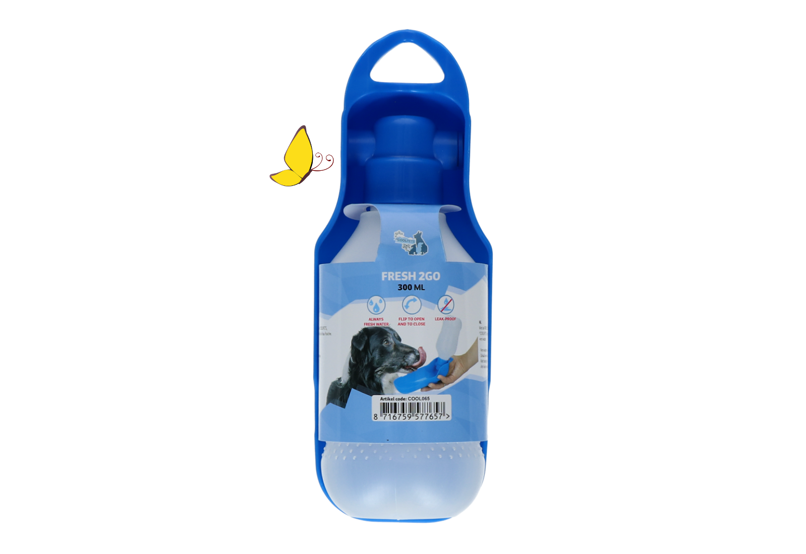 Reis drinkfles 2Go voor de hond!