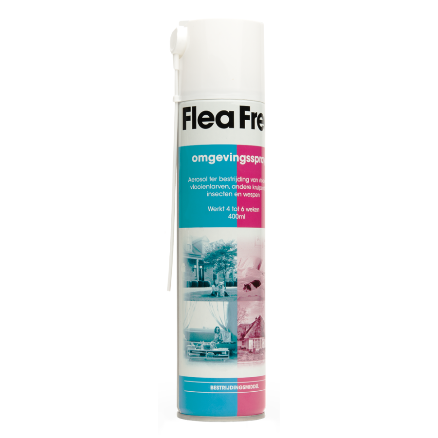 Anti vlooienspray tegen kruipende insecten!
