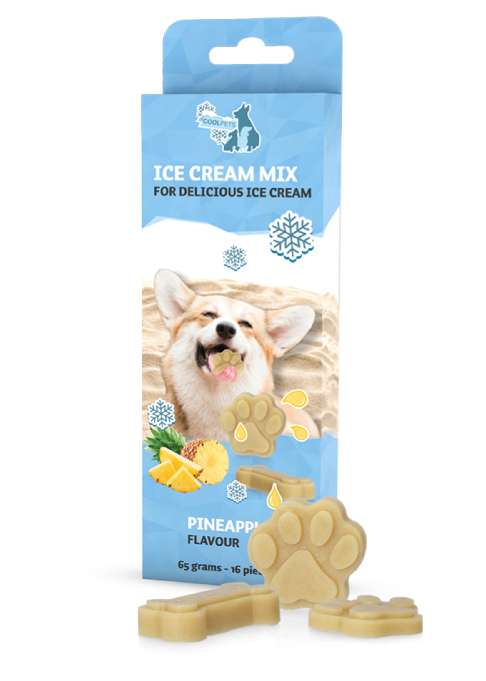 Coolpets Ijsblokjesvorm Hondensiroop voor de hond!