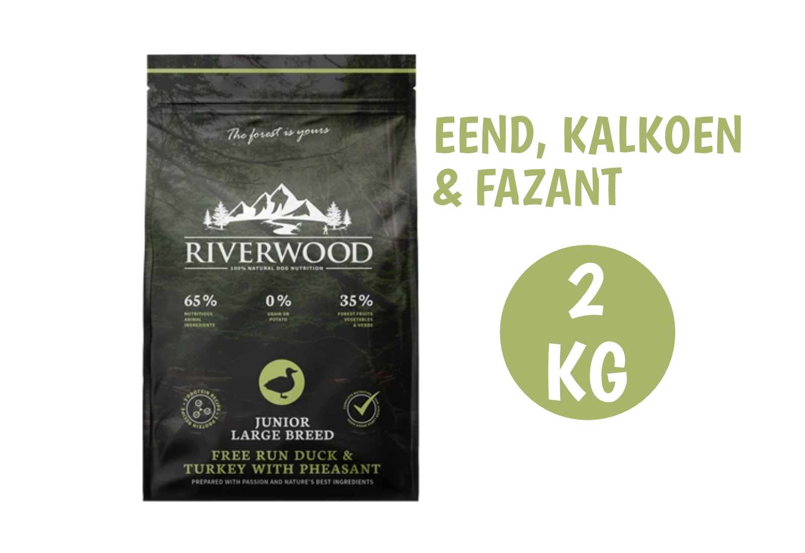 Junior Hondenbrokken Eend, Kalkoen & Fazant