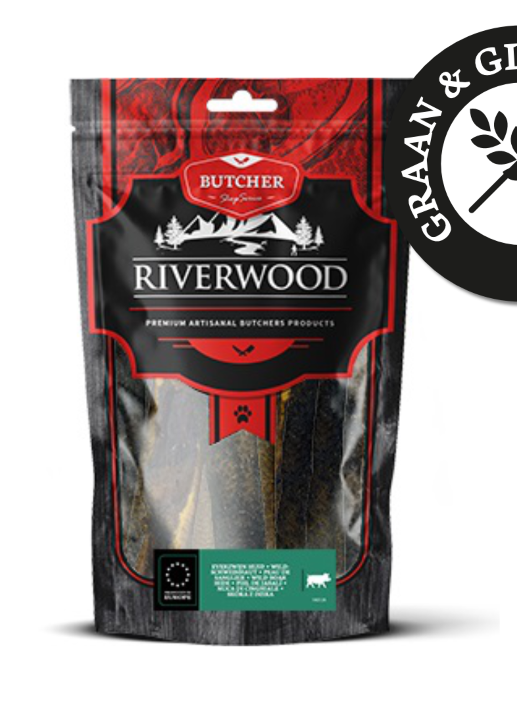 Riverwood Hond 200 gram Zwijnenhuid Snack