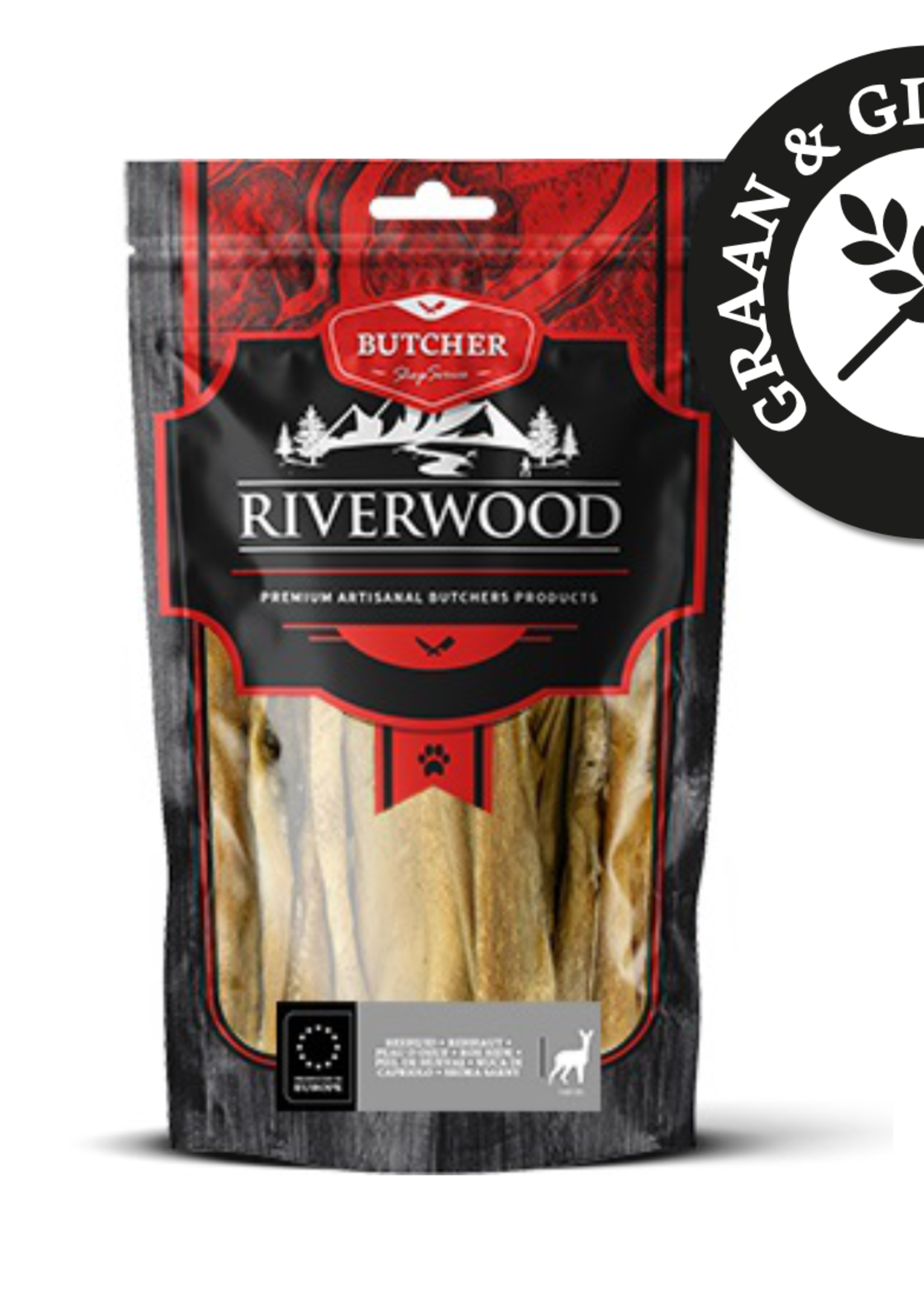 Riverwood Hond 150 gram Reehuid Snack