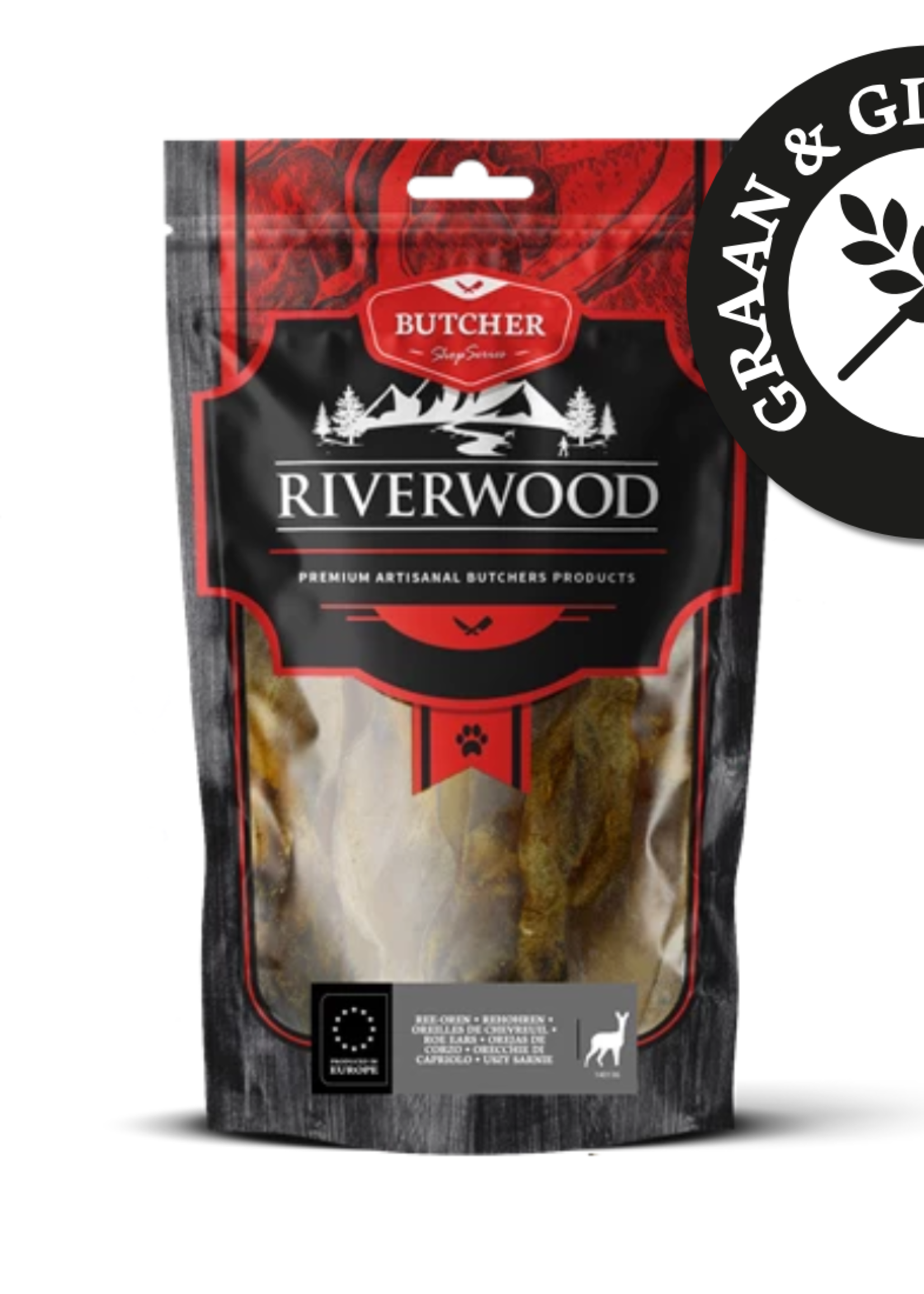 Riverwood Hond 4 stuks Ree oren Snack