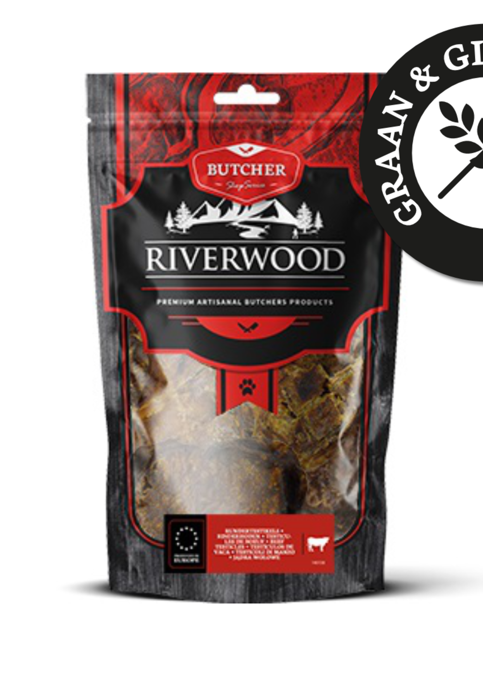 Riverwood Hond 150 gram Rundertestikels Snack