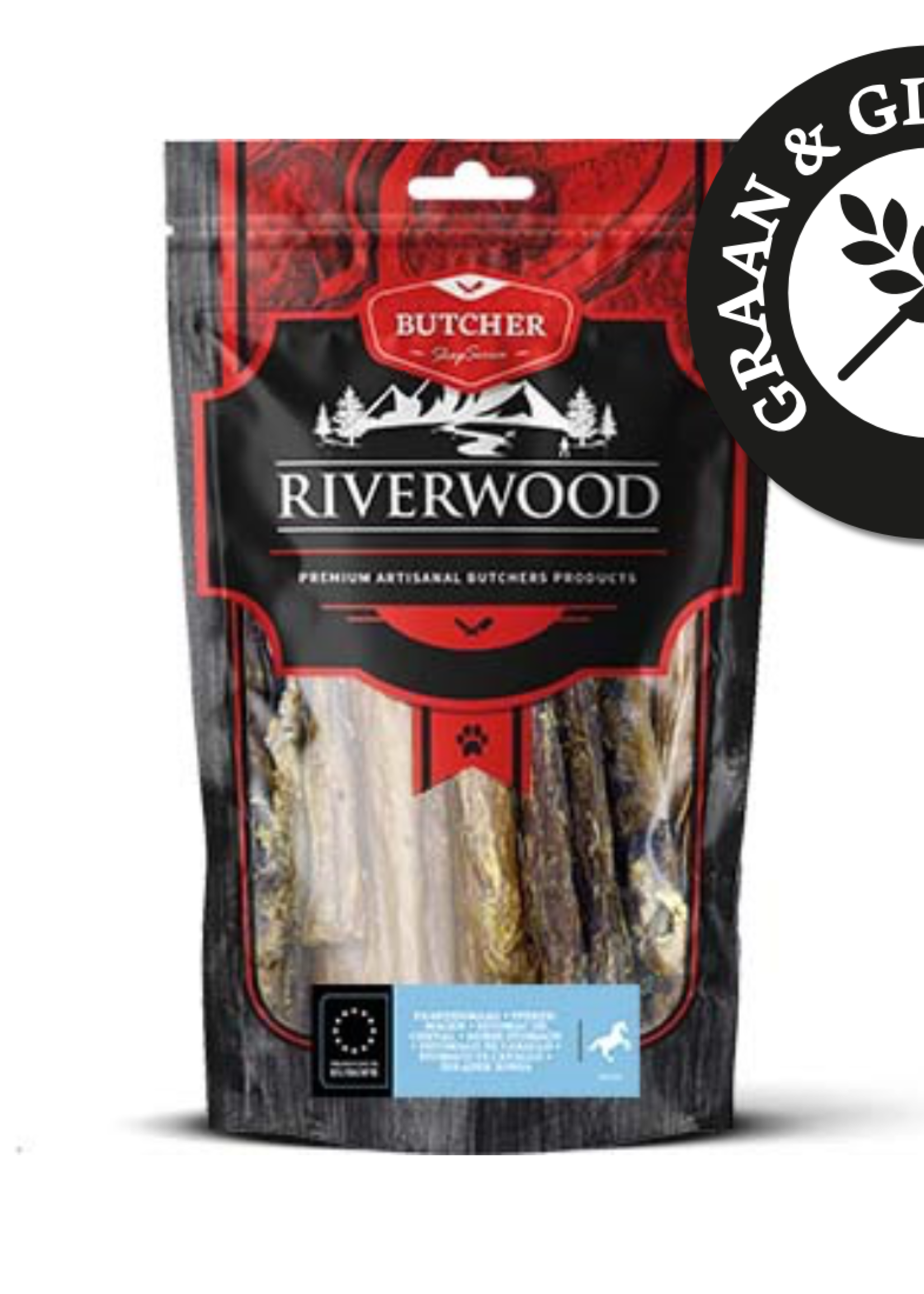 Riverwood Hond 100 gram Paardenmaag Snack