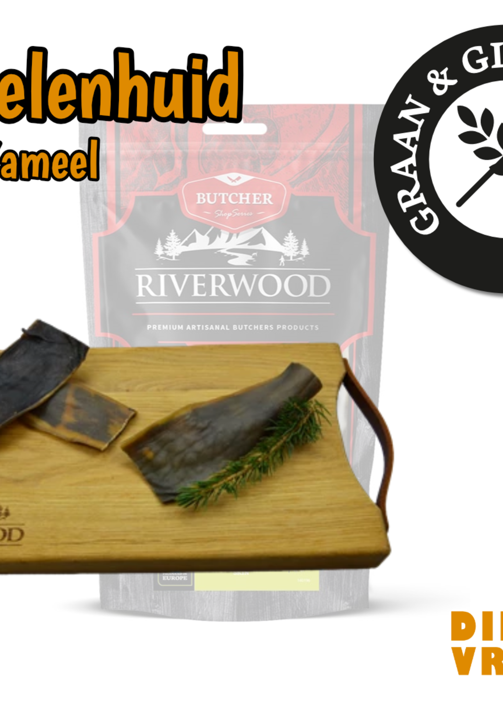 Riverwood Hond 200 gram Kamelenhuid Snack