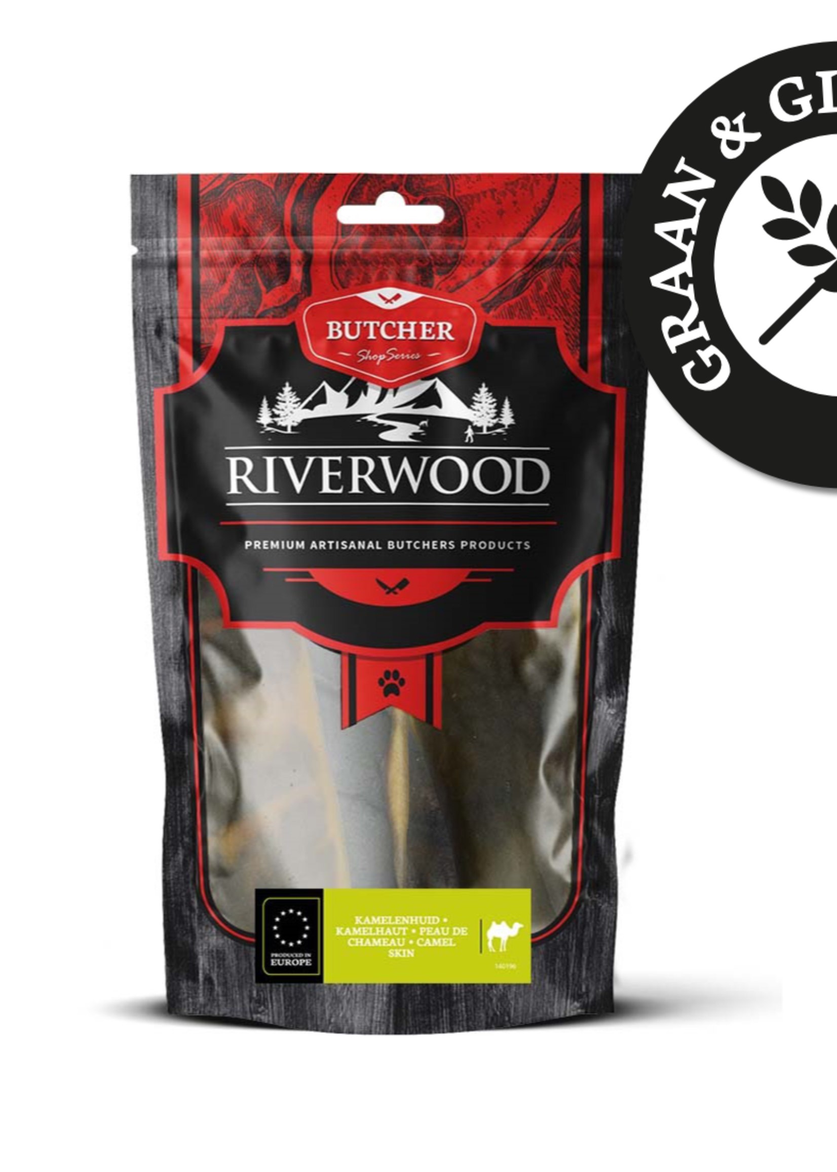 Riverwood Hond 200 gram Kamelenhuid Snack