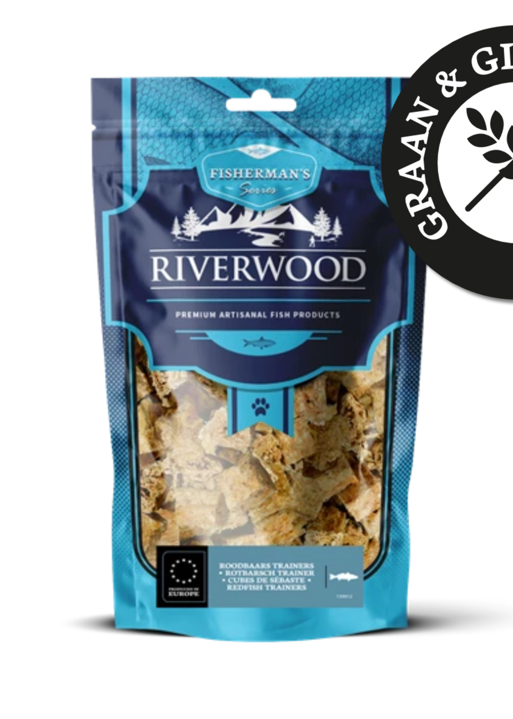 Riverwood Hond 200 gram Roodbaarstrainers Snack
