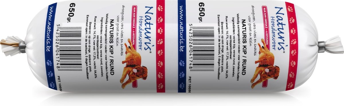 Kip & Rund Gestoomd vleesrol 650 gram