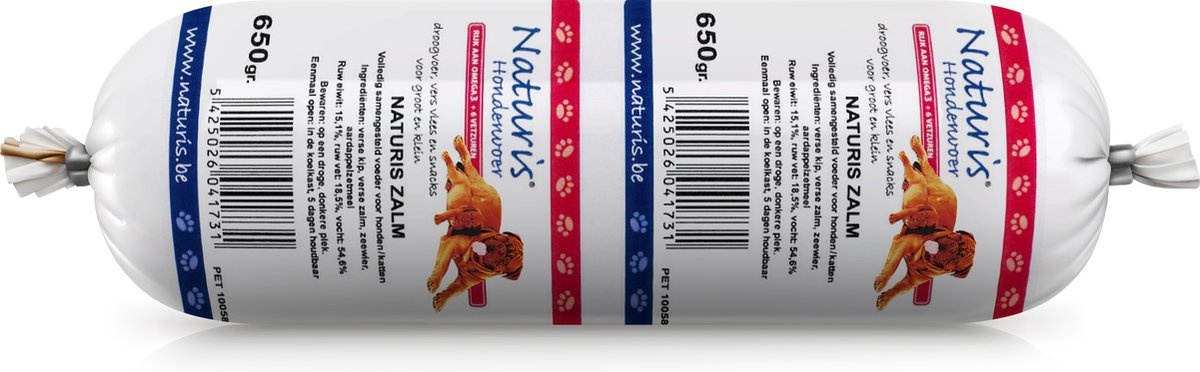Zalm Gestoomd vleesrol 650 gram