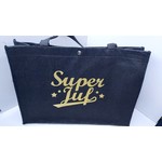 PuNa Cadeau Vilten tas met hengsel 'Super Juf'