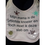 PuNa Cadeau Slabbetje Mijn mama grootste is de knoeier