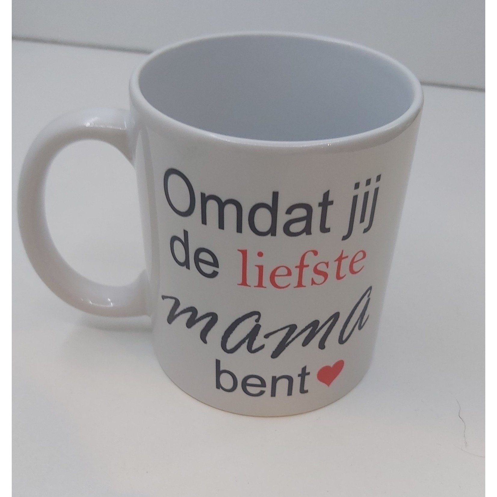 PuNa Cadeau Mok 'Omdat jij de liefste opabent'