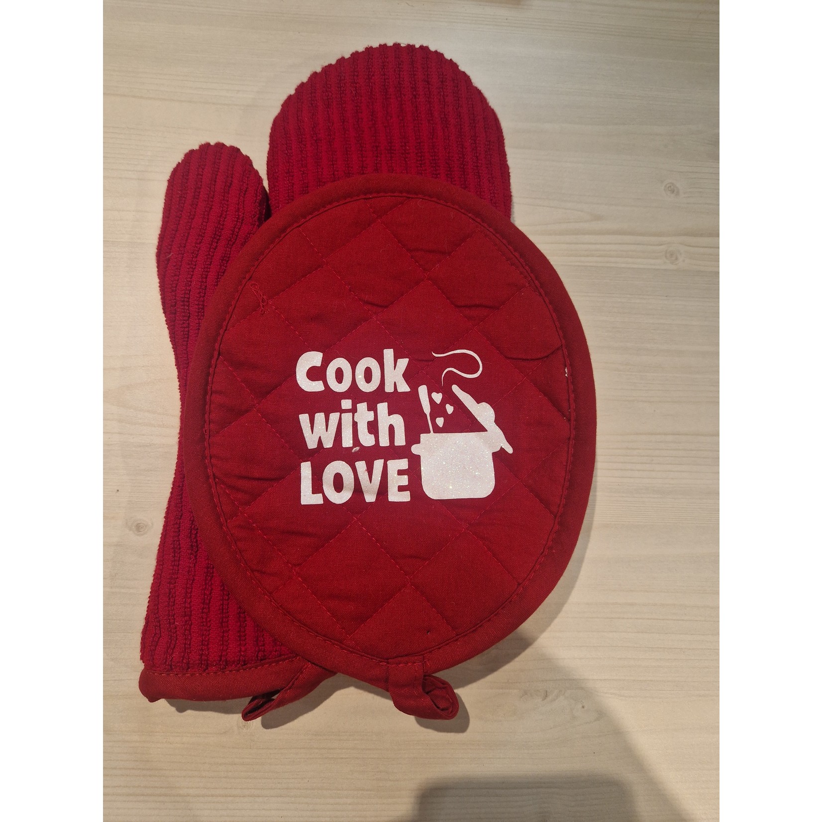 PuNa Cadeau Ovenwant Rood