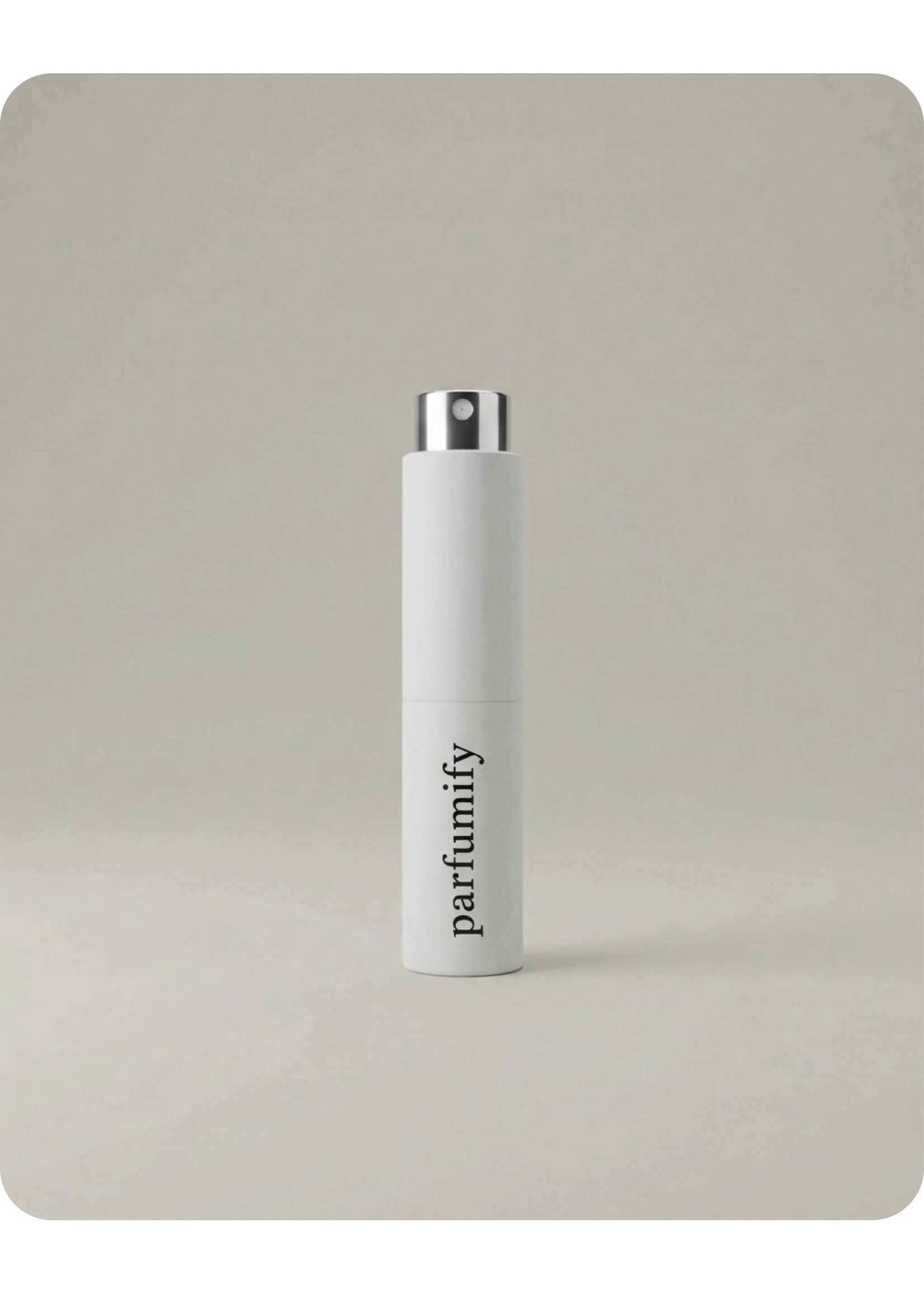 White Soft Touch 8ml Atomizer