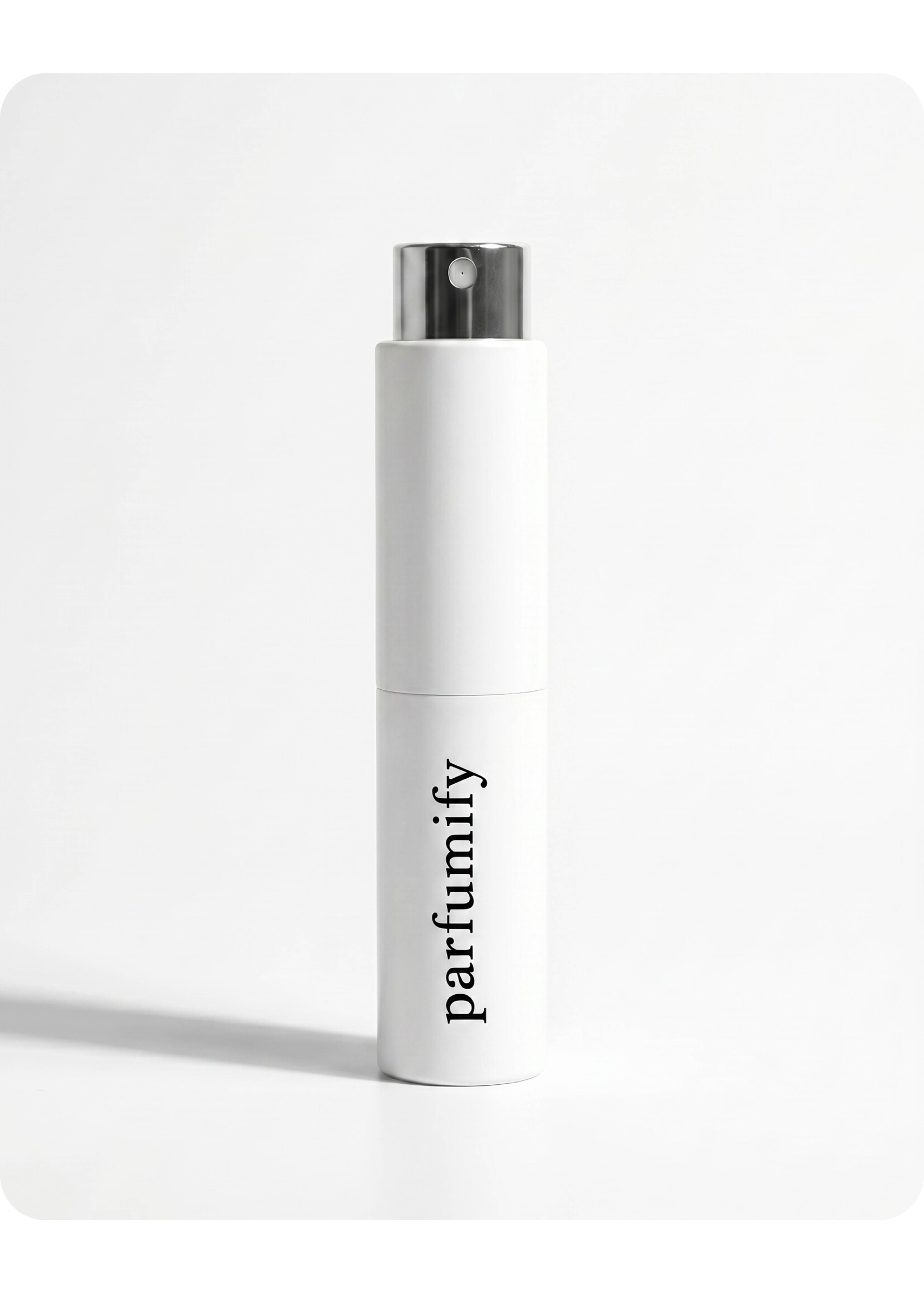 White Soft Touch 8ml Atomizer