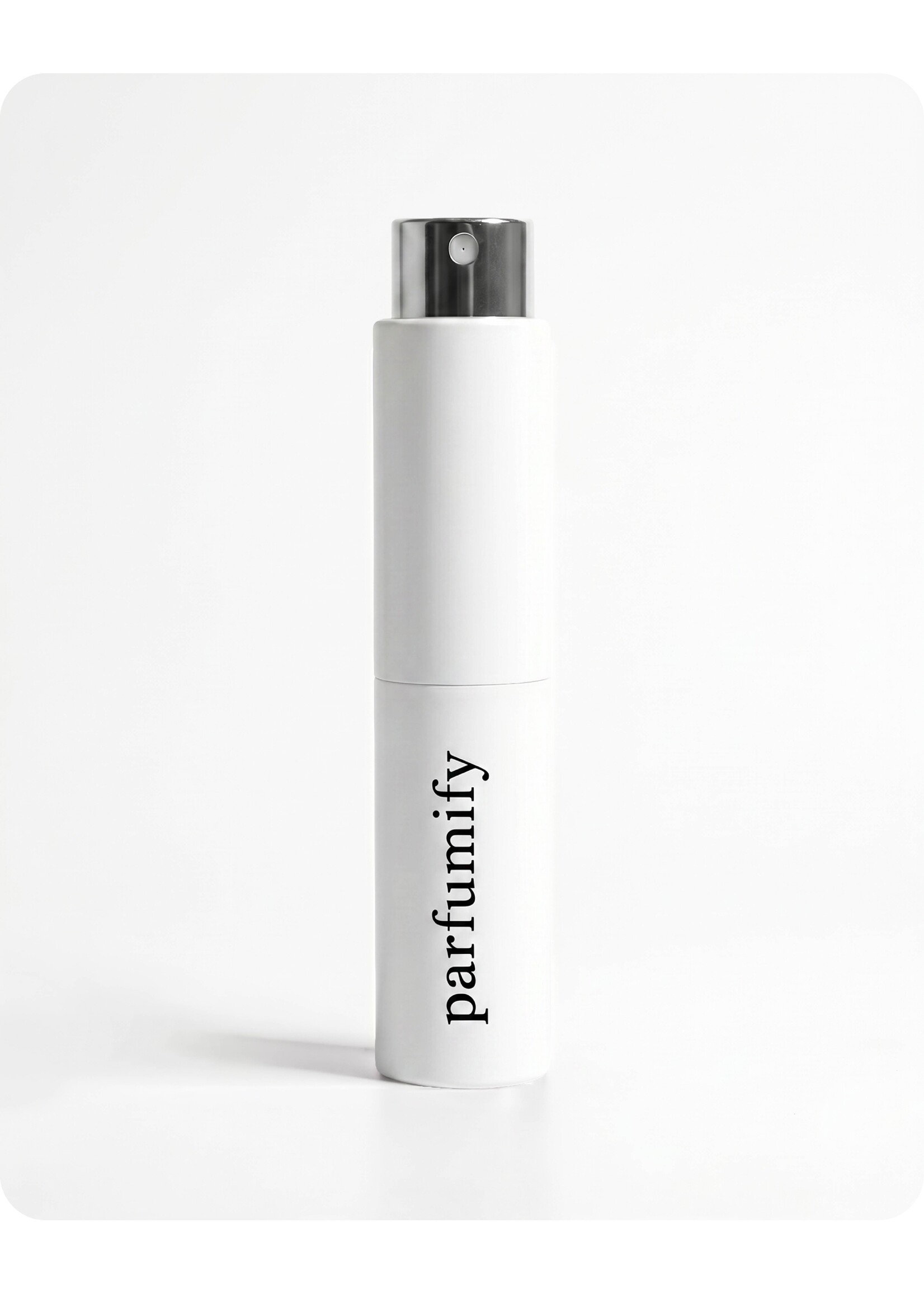White Soft Touch 8ml Atomizer