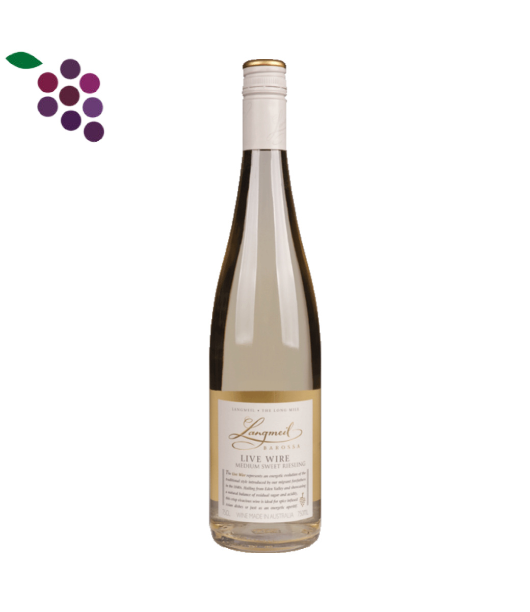 Langmeil Live Wire Riesling Sweet Sparkel 2023 - Wijnhandel den Toom