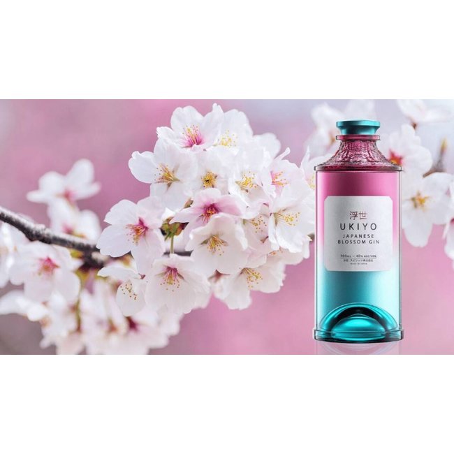 Ukiyo Japanese Blossom Gin 70cl online kopen? Wijnhandeldentoom.nl