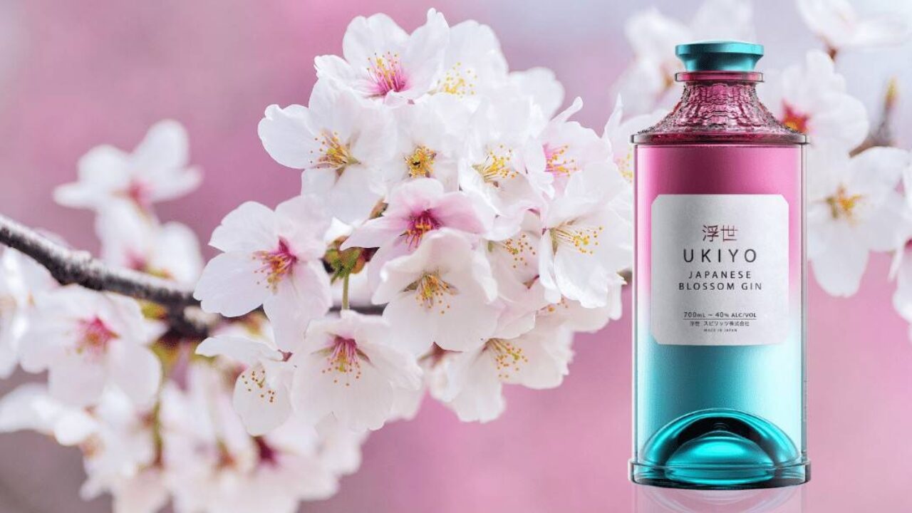 Ukiyo Japanese Blossom Gin 70cl online kopen? Wijnhandeldentoom.nl