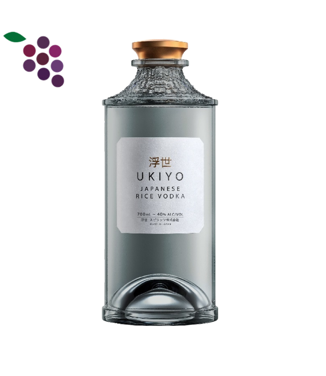 Ukiyo Japanese Rice Vodka 70cl online kopen? Wijnhandeldentoom.nl